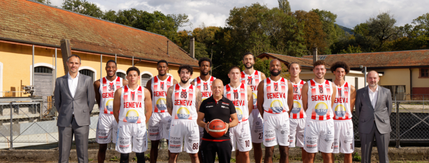 équipe de basquet photo de groupe